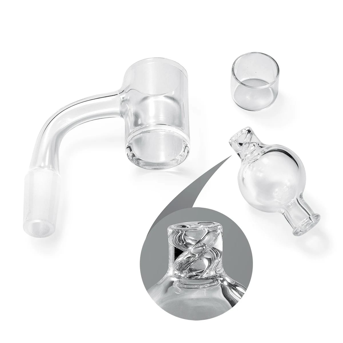CrossingTech 25mm Banger Kit mit Spinner Carb Cap - Thumbnail 2