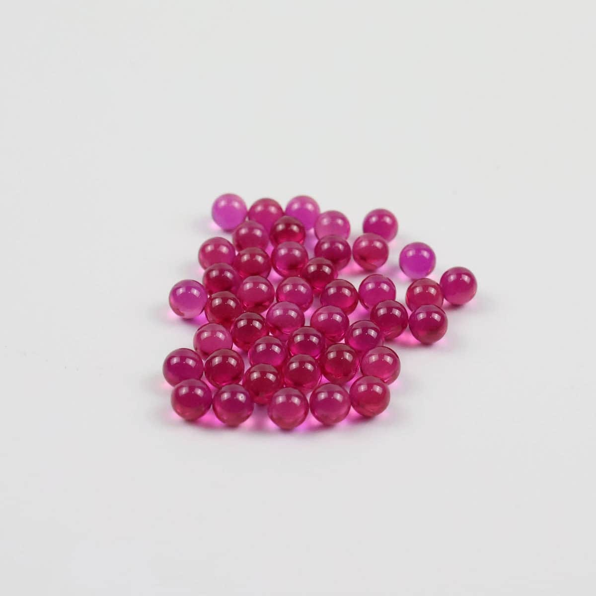 Billes chauffantes Ruby 2,5mm — rubis synthétique - miniature 2