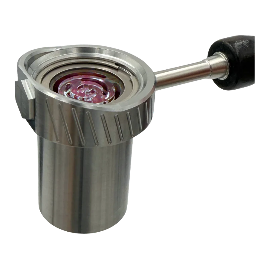 Universal Baller V3 dall’alto: disco Ultra High Airflow con fessure e anello di sicurezza